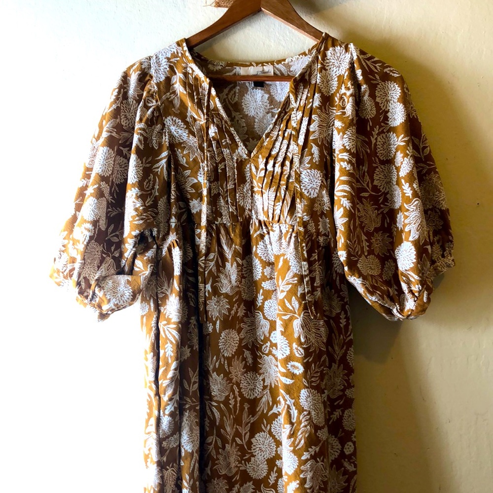 Floral Print Dress with Pockets
